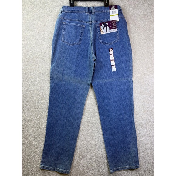 Gloria Vanderbilt Amanda Jeans Womens 14 (32x31) Blue Classic Fit Tapered READ - Picture 3 of 8